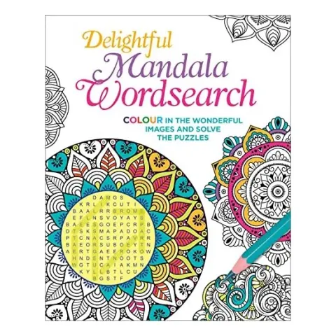 Coperta cărții Delightful Mandala Wordsearch
