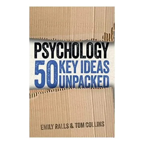Coperta cărții Psychology 50 Key Ideas Unpacked