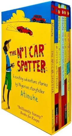 Coperta cărții The No. 1 Car Spotter Series 6 Books Collection Box Set by Atinuke