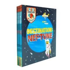 Coperta cărții Space Station Academy Earth Solar System Planet Series 8 Books Collection Slipcase Set, Sally Spray