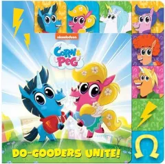 Coperta cărții Corn & Peg Tabbed Board Book (Corn & Peg)