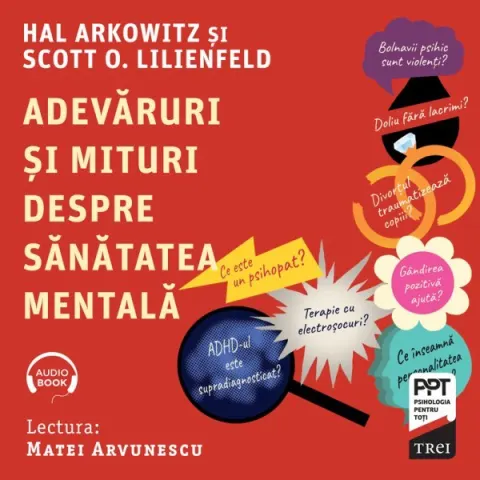 Coperta cărții Adevăruri și mituri despre sănătatea mentală (audiobook)