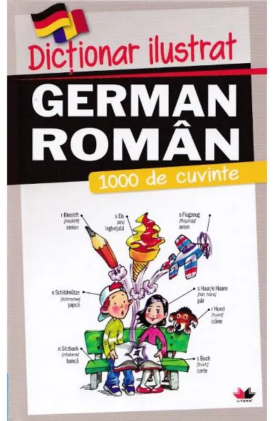 Coperta cărții Dictionar ilustrat german-roman. 1000 de cuvinte