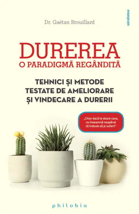 Coperta cărții Durerea - o paradigmă regândită