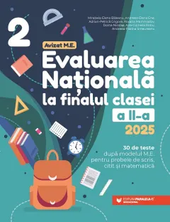 Coperta cărții Evaluarea Națională 2025 la finalul clasei a II-a