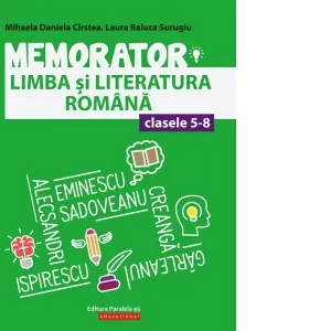 Coperta cărții Memorator de limba si literatura romana pentru clasele V-VIII