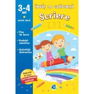 Coperta cărții Scriere : 3-4 ANI. Grupa mica (Invat la gradinita)