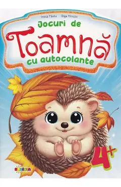 Coperta cărții Jocuri de toamna cu autocolante 4 ani - Inesa Tautu, Olga Timcov