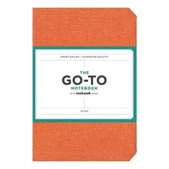 Coperta cărții Go-To Notebook with Mohawk Paper, Persimmon Orange Blank : (Blank Notebooks, Simple Notebooks, Orange Notebooks)