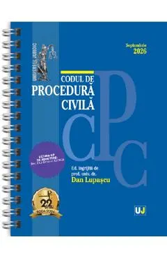Coperta cărții Codul de procedura civila. Septembrie 2026 Ed. Spiralata