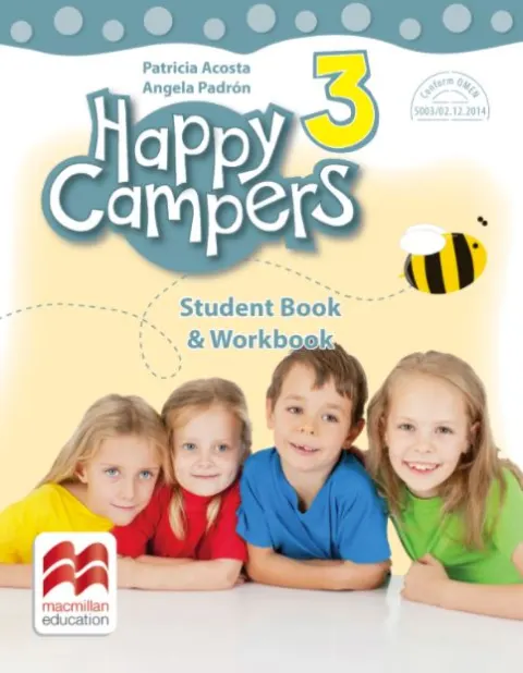 Coperta cărții Happy campers. Student Book, Workbook. Clasa a III-a