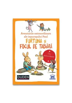 Coperta cărții Aventurile extraordinare ale iepurasului Paul: Furtuna & Focul de tabara