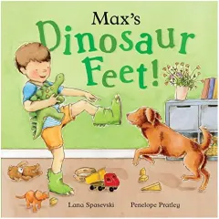 Coperta cărții Max's Dinosaur Feet!