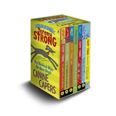 Coperta cărții Jeremy Strong Complete Hundred Mile an Hour Dog Slipcase