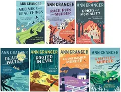 Coperta cărții A Campbell and Carter Mystery Series 7 Books Collection Set(Mud, Muck and Dead Things, Rack, Ruin and Murder, Bricks and Mortality, Dead In The Water & More)