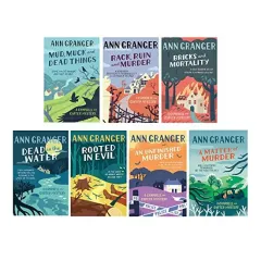 Coperta cărții A Campbell and Carter Mystery Series 7 Books Collection Set(Mud, Muck and Dead Things, Rack, Ruin and Murder, Bricks and Mortality, Dead In The Water & More)
