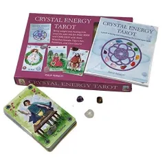 Coperta cărții Crystal Energy Tarot Includes 78 Cards and a 64 Page Book