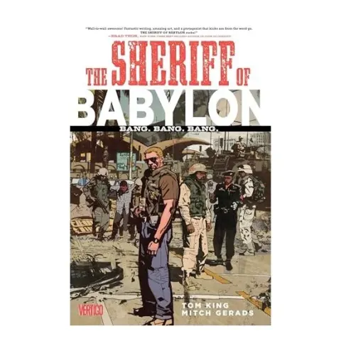 Coperta cărții The sheriff of Babylon, Tom King