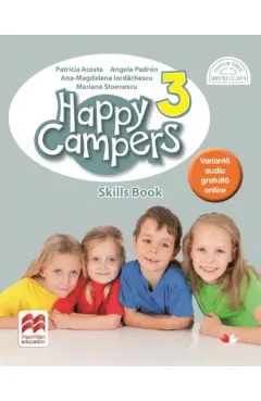 Coperta cărții Happy Campers. Skills Book. (clasa a III-a)