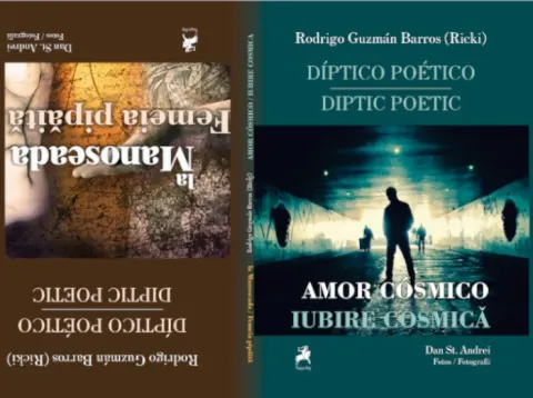 Coperta cărții Diptic poetic/Iubire cosmică/Femeia pipăită