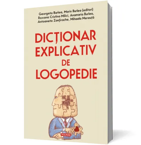 Coperta cărții Dicționar explicativ de logopedie
