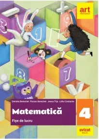 Coperta cărții Matematica. Fise de lucru, clasa a IV-a