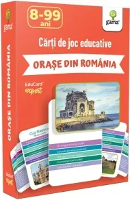 Coperta cărții Carti de joc educative. Orase din Romania