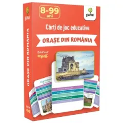 Coperta cărții Carti de joc educative. Orase din Romania