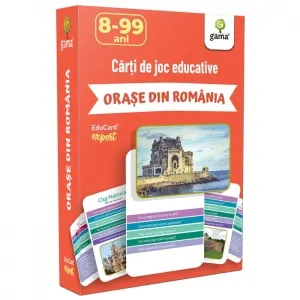 Coperta cărții Carti de joc educative. Orase din Romania