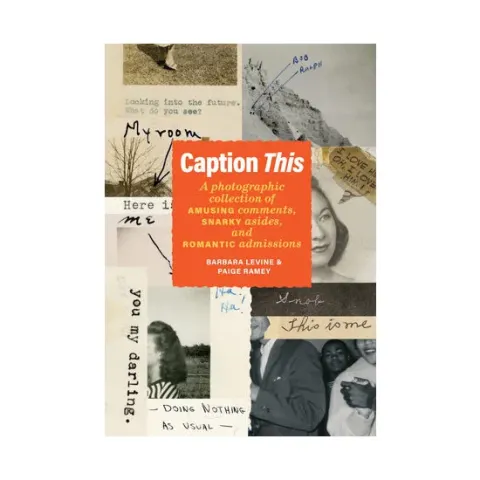Coperta cărții Caption this: a photographic collection of amusing comments, snarky asides, and romantic admissions