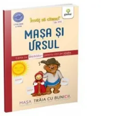Coperta cărții Invat sa citesc! de mic ... Masa si ursul