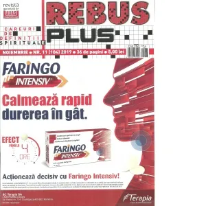 Coperta cărții Rebus Plus. Nr. 11/2019