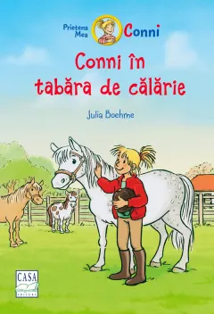Coperta cărții Conni în tabăra de călărie