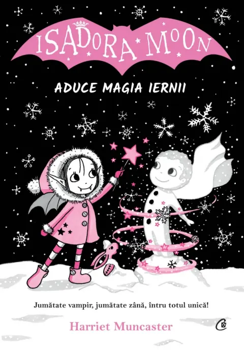 Coperta cărții Isadora Moon aduce magia iernii