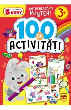Coperta cărții Iepurasul Bunny: 100 de activitati. 3 ani+