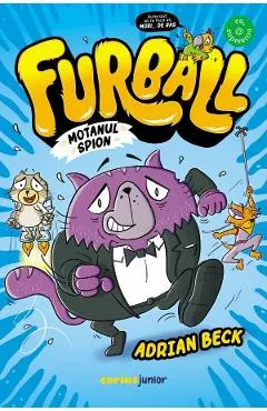 Coperta cărții Furball. Motanul spion