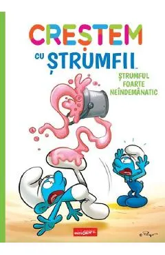 Coperta cărții Crestem cu strumfii Vol.2: Strumful foarte neindemanatic - Thierry Culliford, Falzar