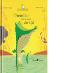 Coperta cărții Crocodilul care se temea de apă