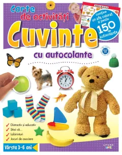 Coperta cărții Cuvinte. Carte de activități cu autocolante
