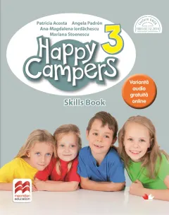Coperta cărții Happy campers. Skills Book. Clasa a III-a
