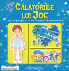 Coperta cărții Călătoriile lui Joe. Carte de povești 3D cu set de magnetic de îmbrăcăminte