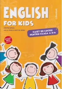 Coperta cărții English for kids - caiet de lucru pentru clasa a II-a (editie color)