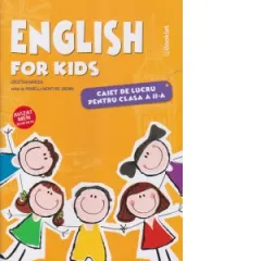 Coperta cărții English for kids - caiet de lucru pentru clasa a II-a (editie color)