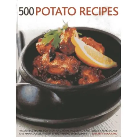 Coperta cărții 500 potato recipes