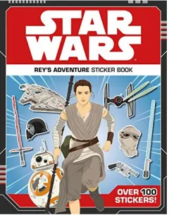 Coperta cărții Star Wars Rey's Adventure Sticker Book