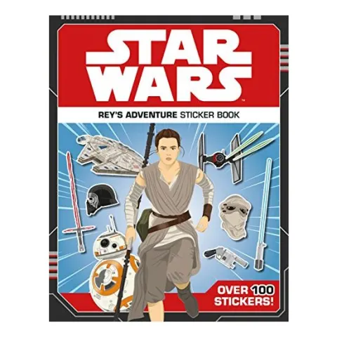 Coperta cărții Star Wars Rey's Adventure Sticker Book