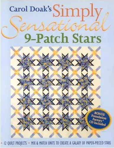 Coperta cărții Carol Doak's Simply Sensational 9-Patch Stars
