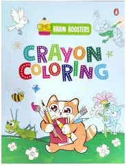 Coperta cărții Brain Boosters - Crayon Coloring