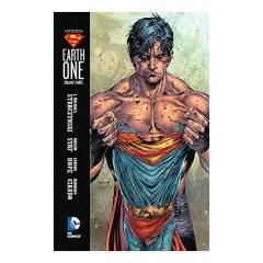 Coperta cărții Superman earth one, J. MICHAEL STRACZYNSKI