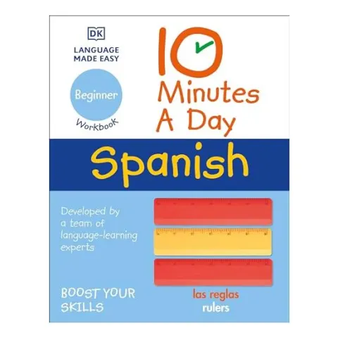 Coperta cărții 10 Minutes a Day Spanish for Beginners, DK Publishing
